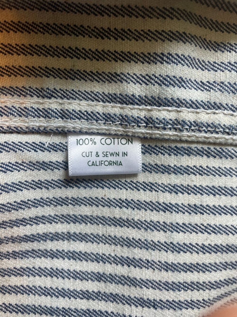 Gravel & Gold - Marram Jacket / Chore Coat - Conductor Stripe - Picture 7 of 10